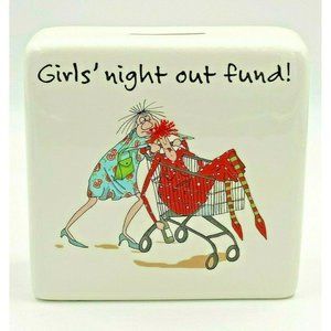 Funny RUSS Berrie Girls Night Out Fund Coin Piggy Bank